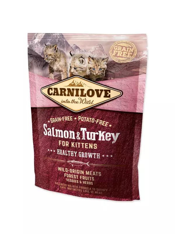 Krmivo Carnilove Kitten Healthy Growth Salmon & Turkey 0,4kg