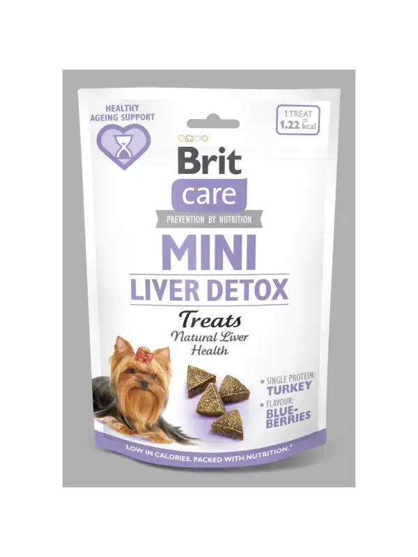 Brit Care Dog Mini treats LIVER DETOX, 50 g
