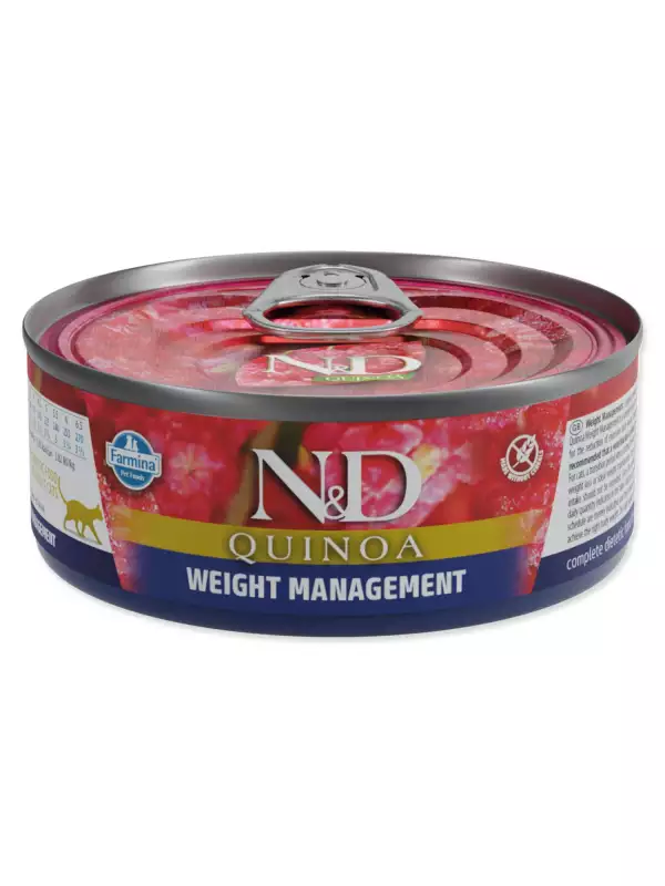 Konzerva N&D Cat Quinoa Weight Managment 80g