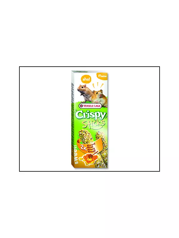 Tyčinka Versele-Laga Crispy křeček a pískomil, s medem 110g 2ks