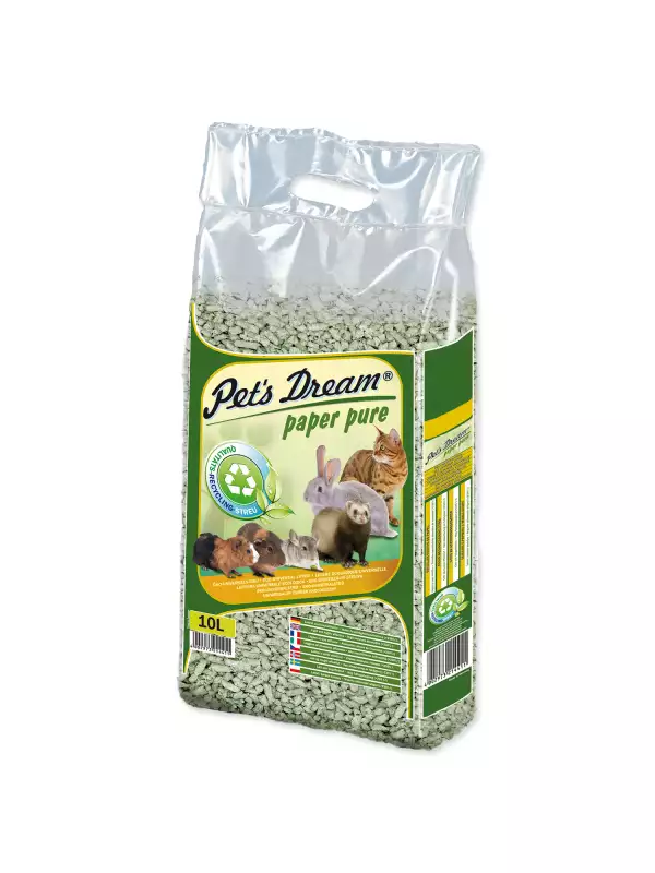 Pelety Pet´s Dream Paper Pure 10L 4,8 kg