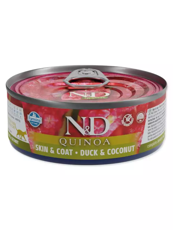 Konzerva N&D Cat Quinoa Duck & Coconut 80g