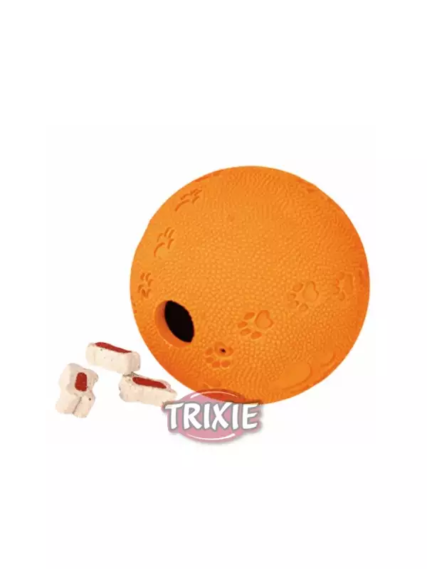 Labyrint-Snacky míč na pamlsky tvrdá guma 7cm TRIXIE