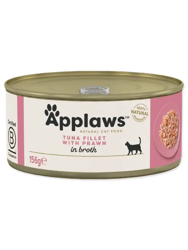 Konzerva Applaws Cat tuňák s krevetami 156g