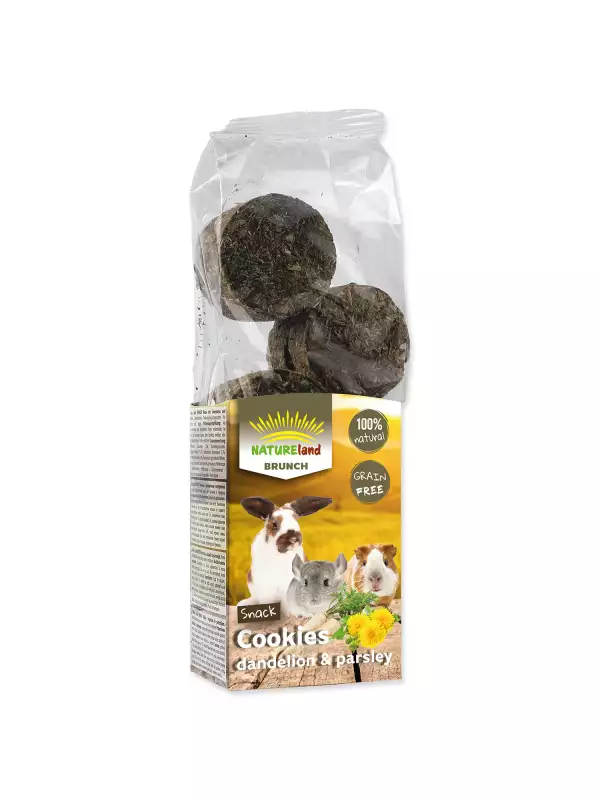 Pochoutka Nature Land Brunch sušenky s pampeliškou a petrželí 120g