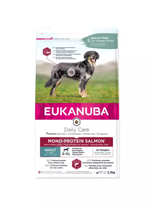 Krmivo EUKANUBA Daily Care Adult Mono Protein Salmon 2,3kg