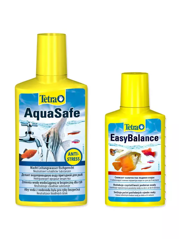 Přípravek Tetra Aqua Safe 250ml + Tetra Easy Balance 100ml zdarma