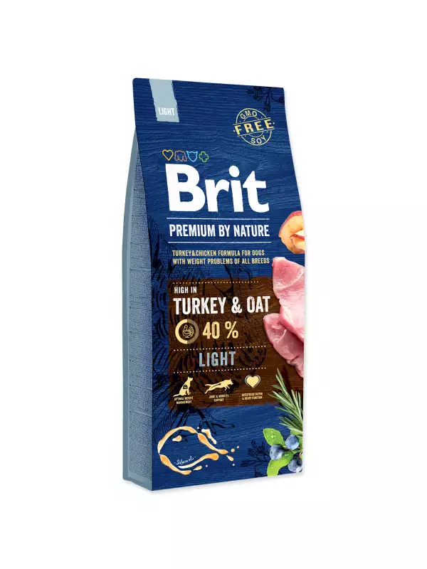 Krmivo Brit Premium by Nature Light 15kg