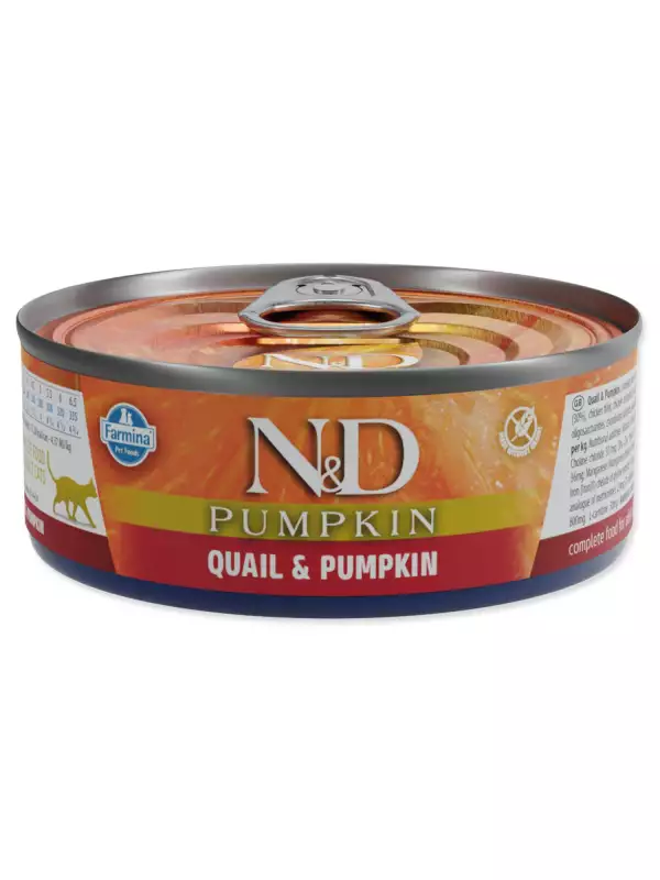 Konzerva N&D Cat Quail & Pumpkin 70g