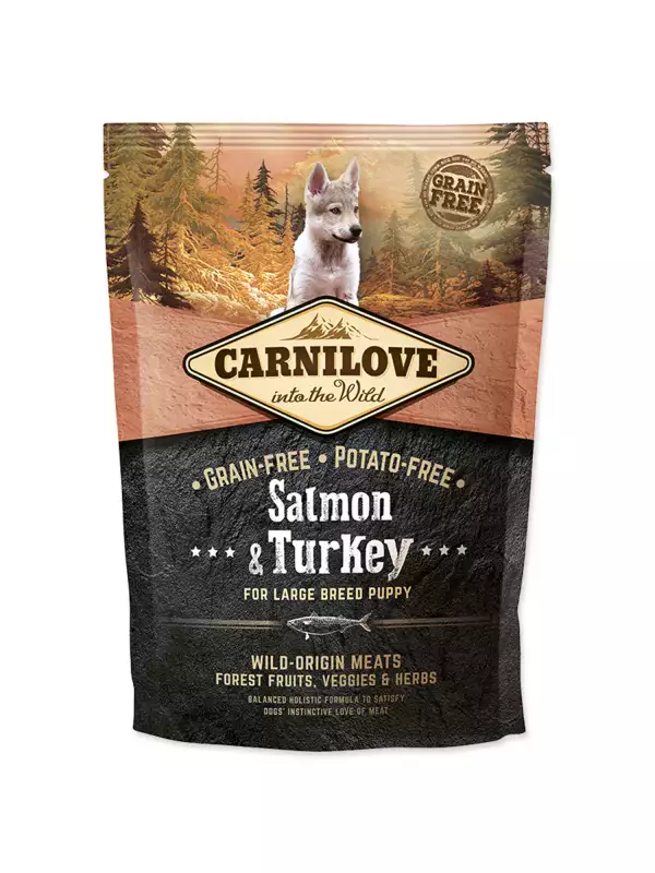 Krmivo Carnilove Puppy Large Breed Salmon & Turkey 1,5kg