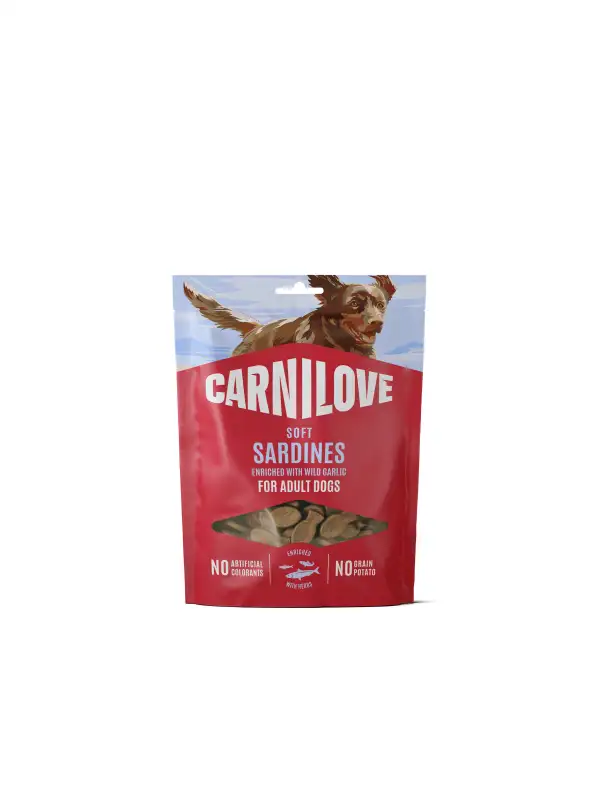 Carnilove Dog Soft snack Sardines enriched with Wild garlic 200 g