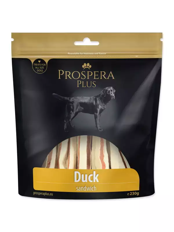 Pochoutka Prospera Plus kachní sendviče 230g