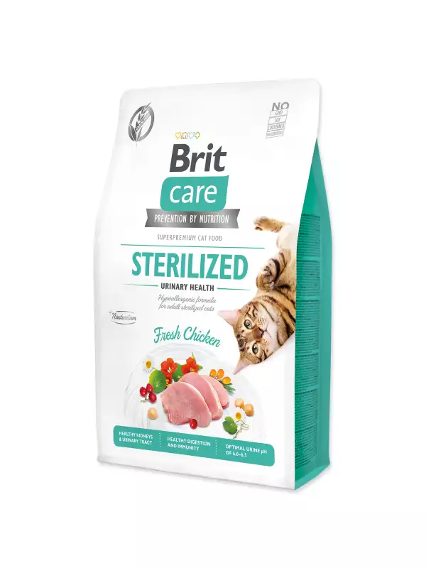 Krmivo Brit Care Cat Grain-Free Sterilized Urinary Health 2kg