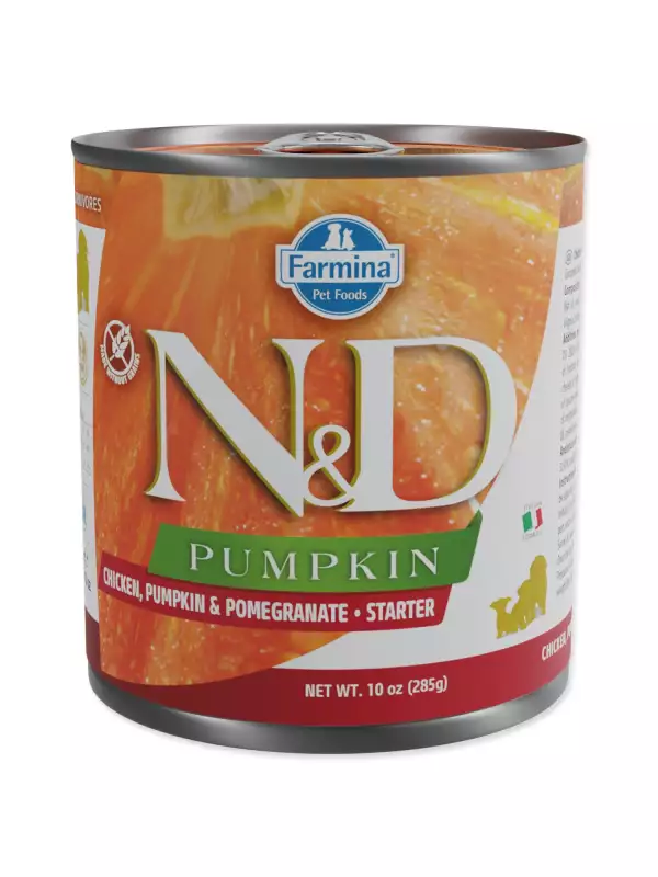 Konzerva N&D Puppy Starter Chicken, Pumpkin & Pomegranate 285g