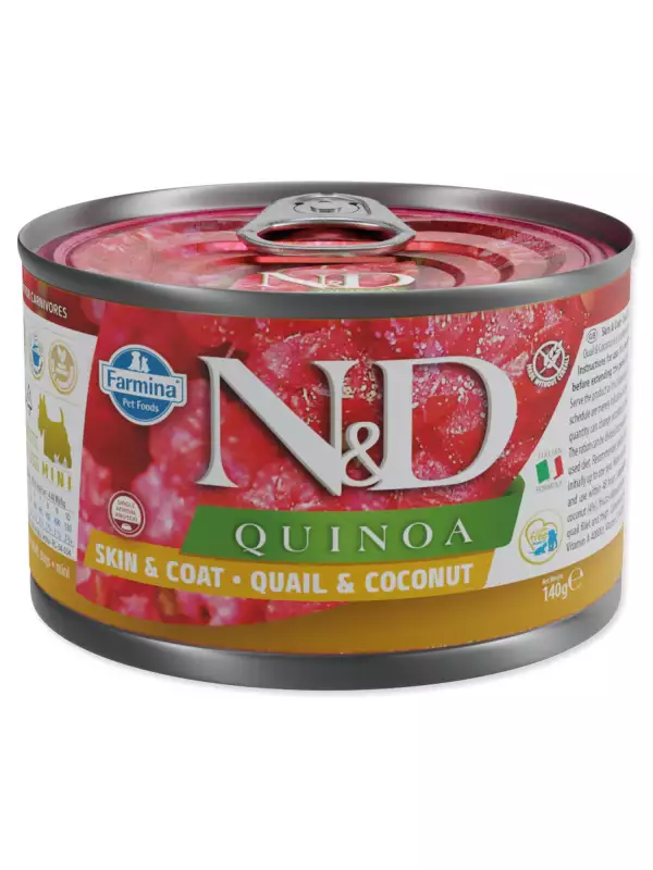 Konzerva N&D Dog Quinoa Quail & Coconut 140g
