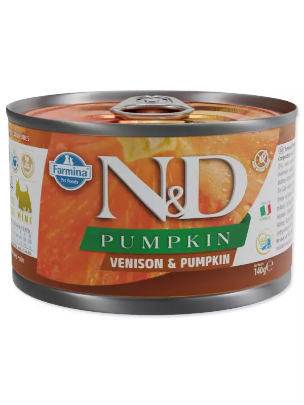 Konzerva N&D Dog Venison & Pumpkin 140g