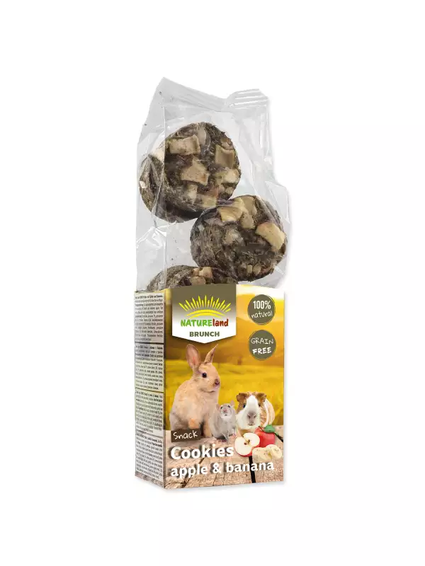 Pochoutka Nature Land Brunch sušenky s jablky a banány 120g