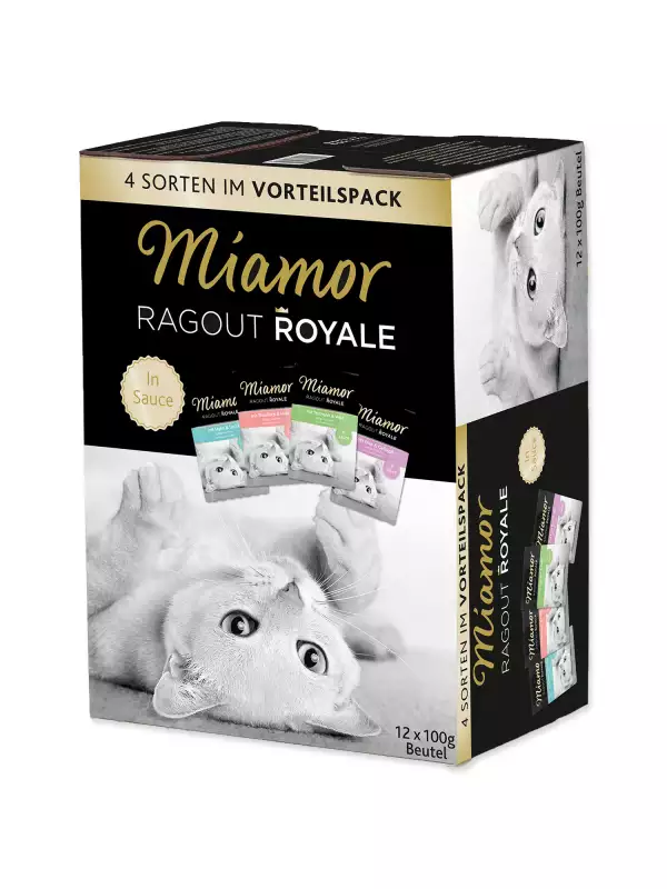 Kapsička Miamor Ragout Royale Adult ve šťávě Multi 4x3x100g