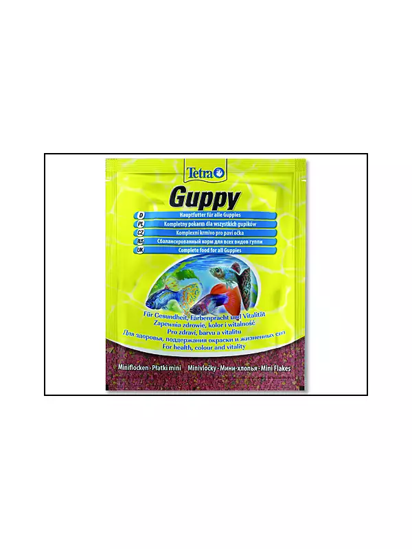 Krmivo Tetra Guppy Food sáček 12g