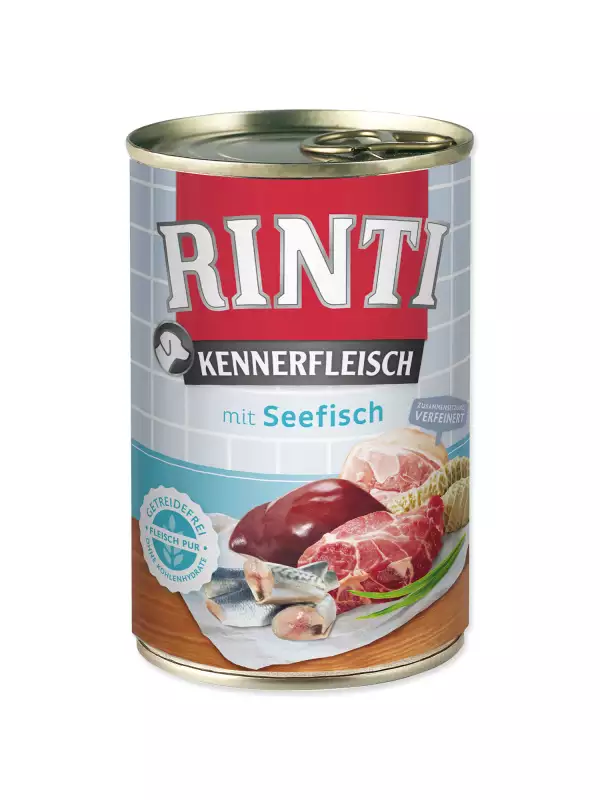 Konzerva Rinti Kennerfleisch Adult mořská ryba 400g