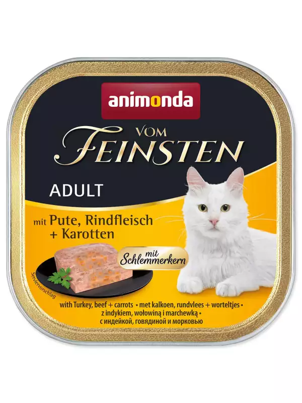 Paštika Animonda Vom Feinstein Adult krůta a hovězí s mrkví 100g