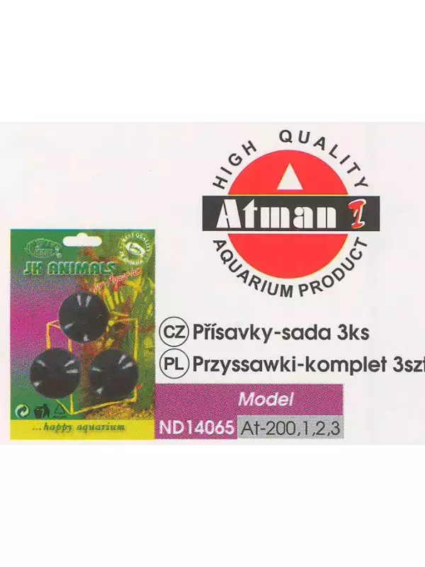 Přísavka sada ATMAN AT-200 - 203 (4ks)