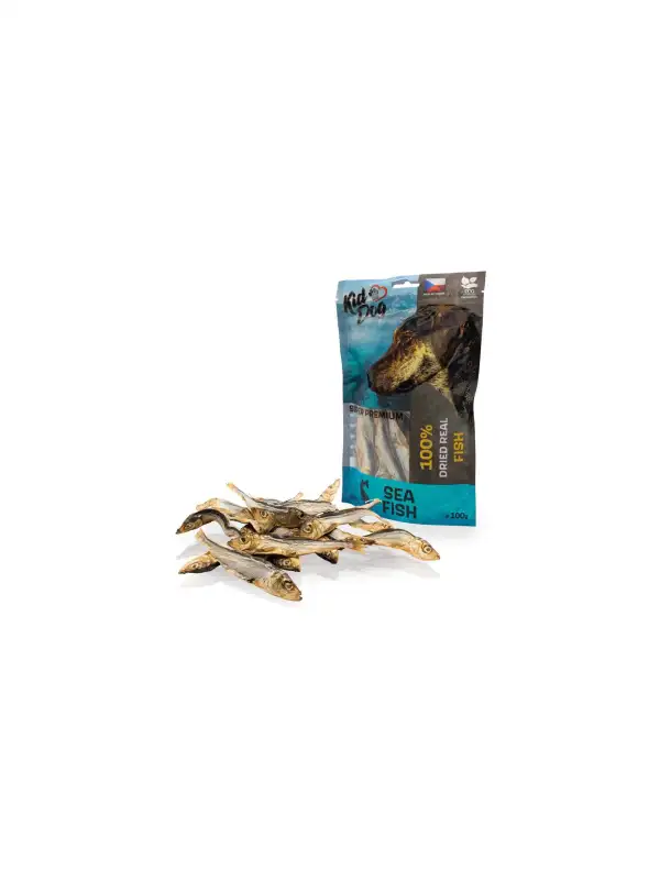 KIDDOG SUPER PREMIUM rybičky - mořské šproty 100 g