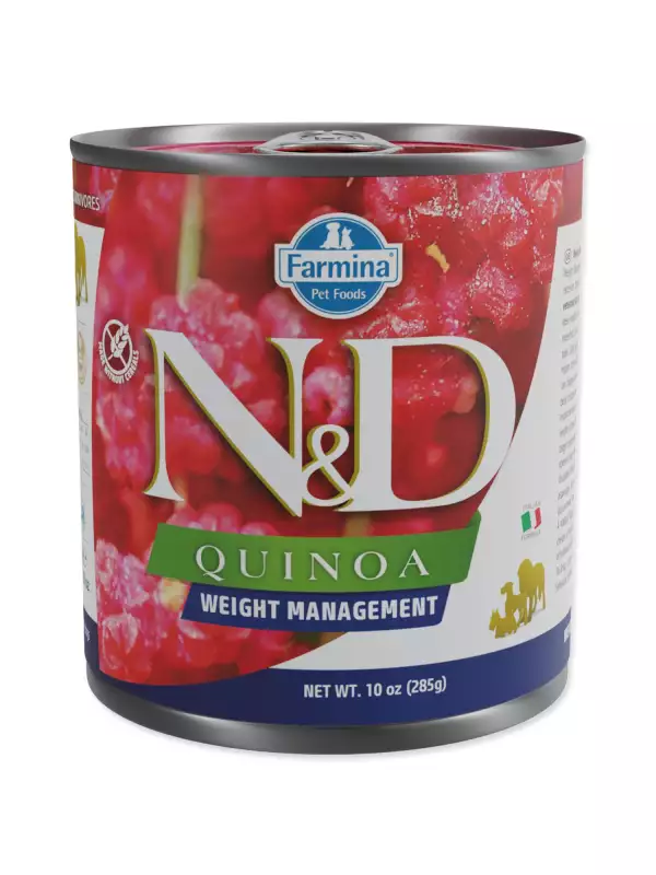 Konzerva N&D Dog Quinoa Weight Management 285g