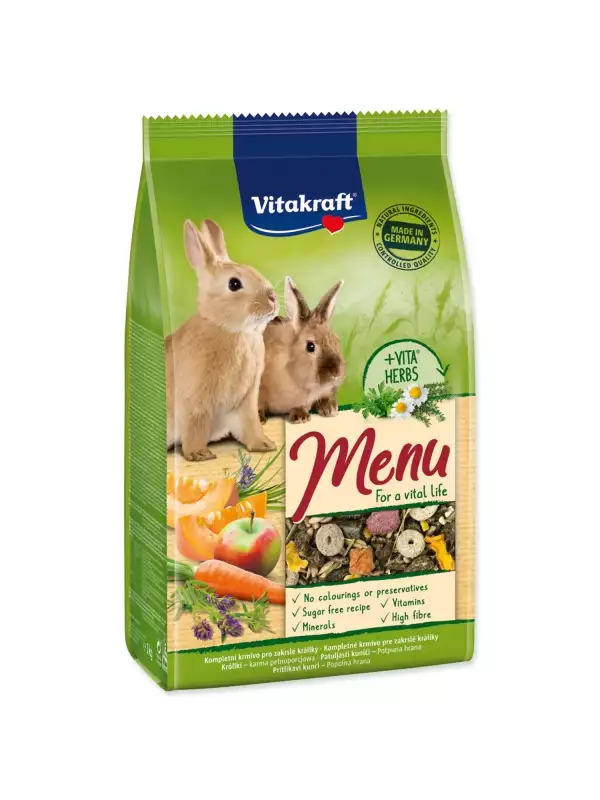 Krmivo Vitakraft Vital Menu králík 1kg