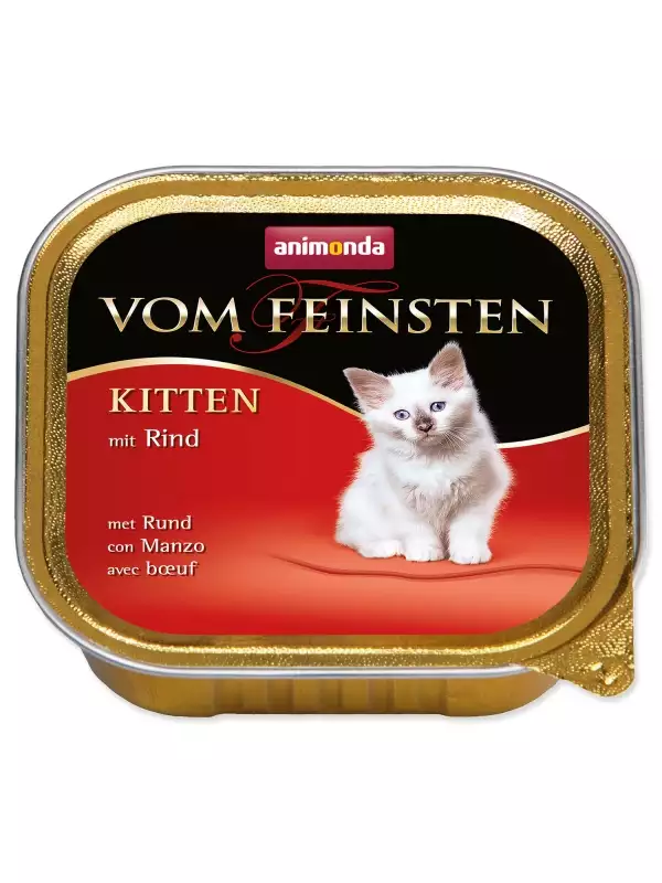 Paštika Animonda Vom Feinstein Kitten hovězí 100g