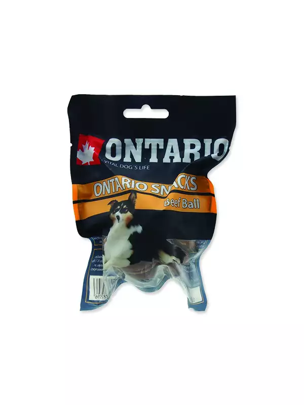 Snack ONTARIO Rawhide Ball 7,5 cm (1ks)