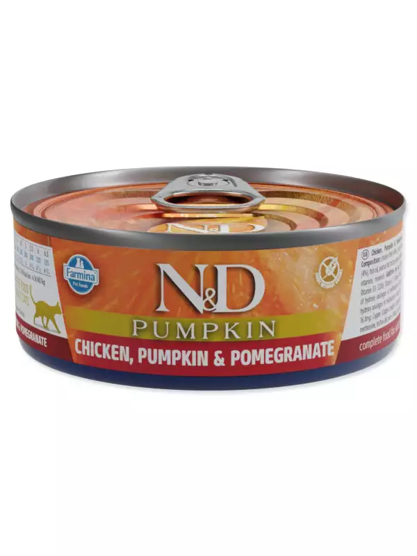 Konzerva N&D Cat Chicken, Pumpkin & Pomegranate 70g