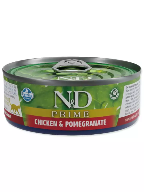 Konzerva N&D Cat Prime Chicken & Pomegranate 70g