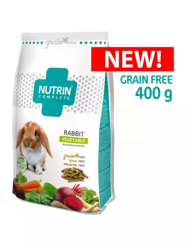 NUTRIN Complete Králík - GRAIN FREE - Vegetable 400g