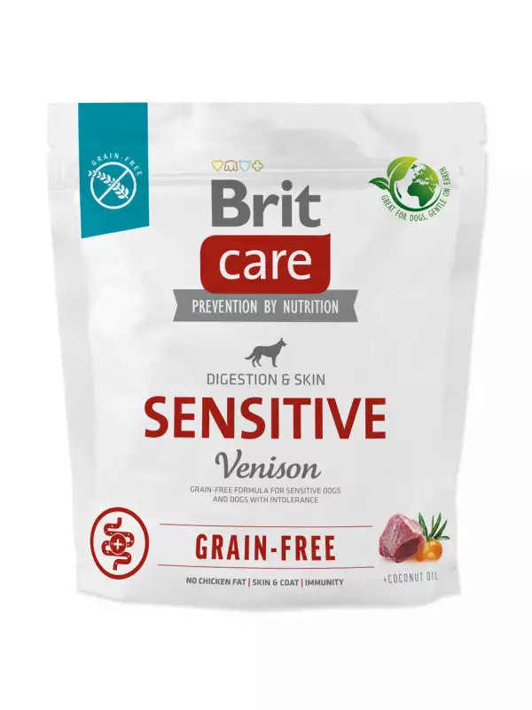 Krmivo Brit Care Dog Grain-free Sensitive Venison 1kg