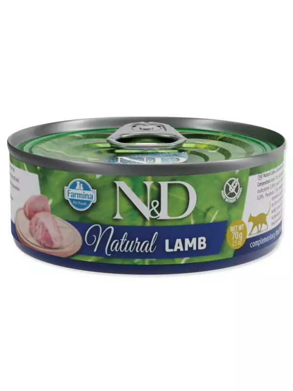 Konzerva N&D Cat Natural Lamb 70g