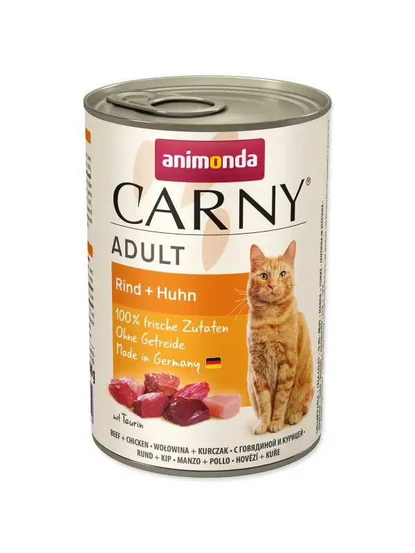 Konzerva Animonda Carny Adult hovězí a kuře 400g