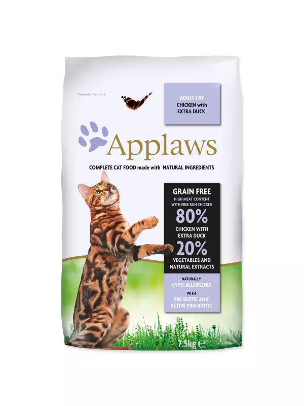 Krmivo Applaws Dry Cat Chicken with Duck 7,5kg