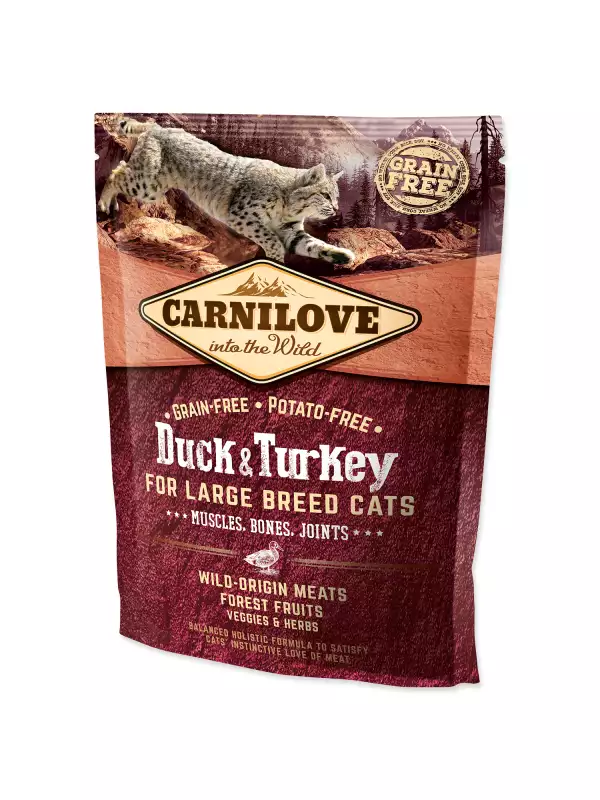 Krmivo Carnilove Large Breed Cats Muscles, Bones, Joints Duck & Turkey 0,4kg