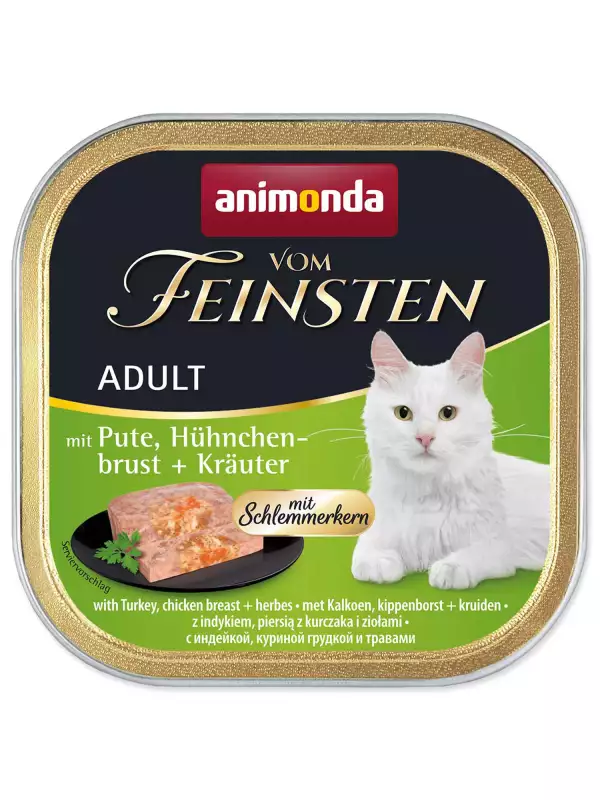 Paštika Animonda Vom Feinstein Adult krůta a kuře s bylinkami 100g