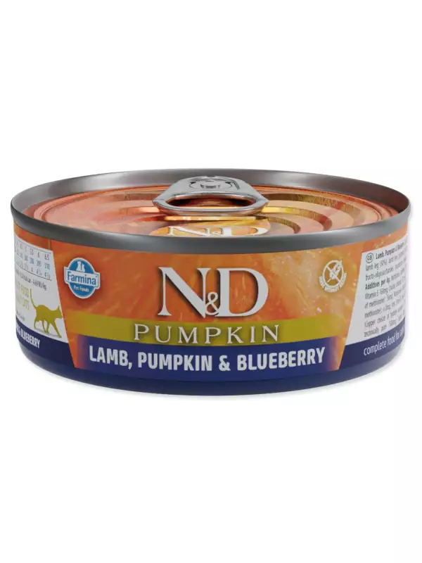 Konzerva N&D Cat Lamb, Pumpkin & Blueberry 70g