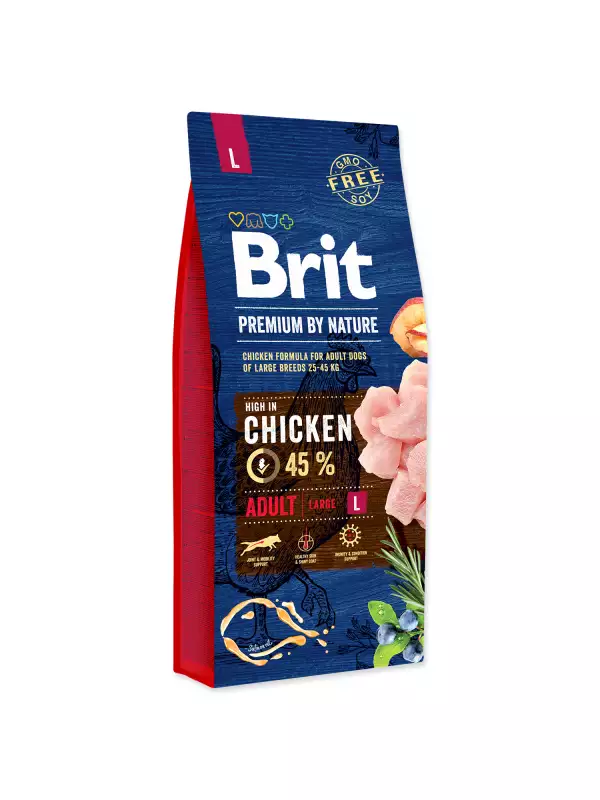 Krmivo Brit Premium by Nature Adult L 15kg