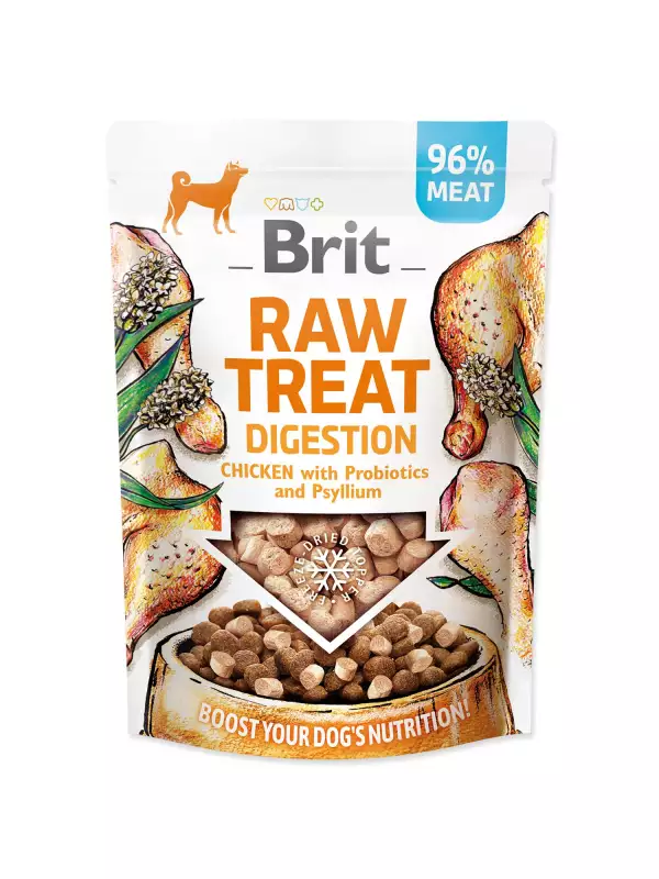 Pochoutka Brit Raw Digestion Freeze-dried Kuře 40g