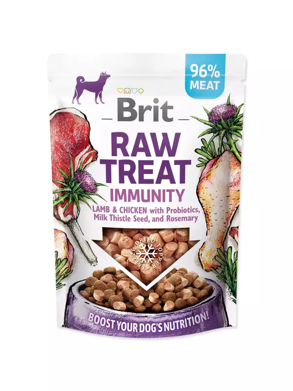 Pochoutka Brit Raw Immunity Freeze-dried Jehně a Kuře 40g