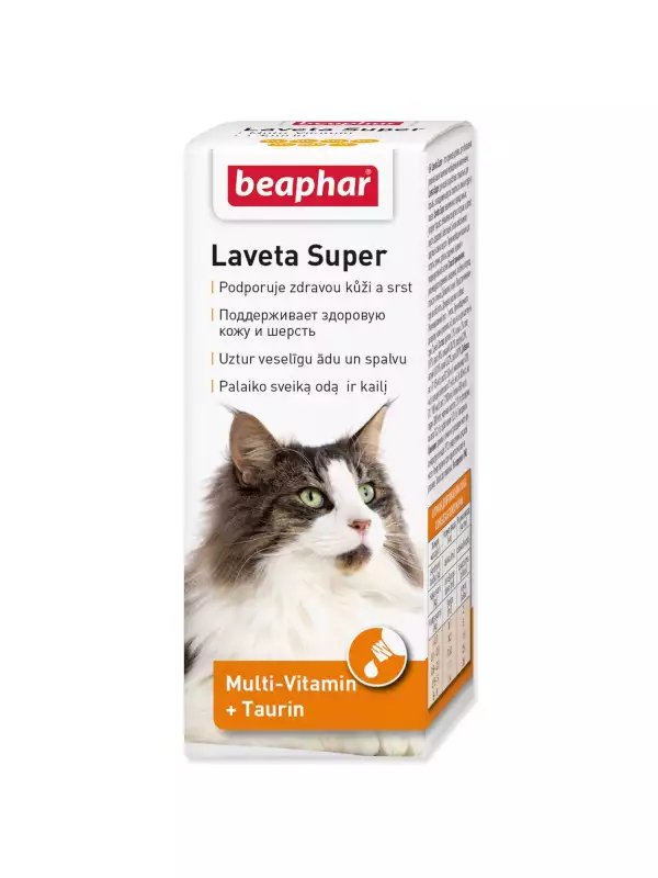 Kapky Beaphar vyživující srst Laveta Super 50ml