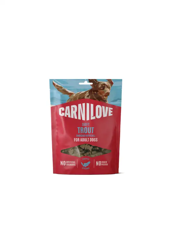 Carnilove Dog Soft Snack Trout enriched with Dill 200 g