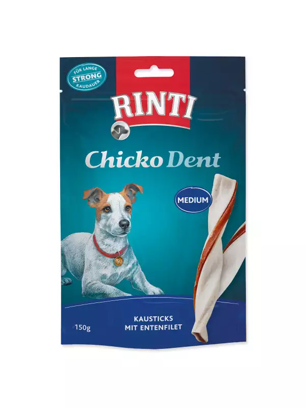 Pochoutka Rinti Medium Chicko kachna 150g