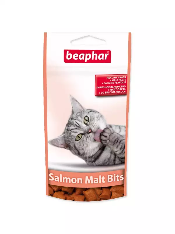 Pochoutka Beaphar Malt Bits losos 35g