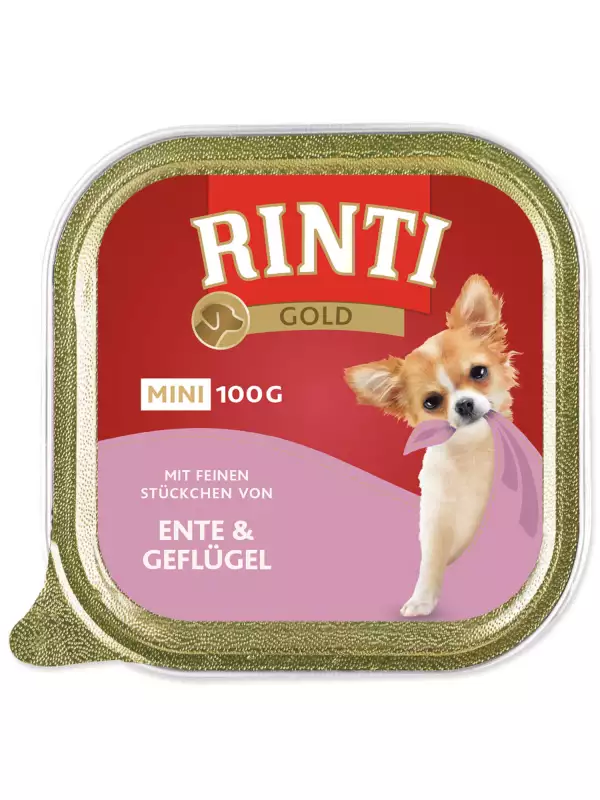 Vanička Rinti Gold Adult Mini kachna a drůbež 100g