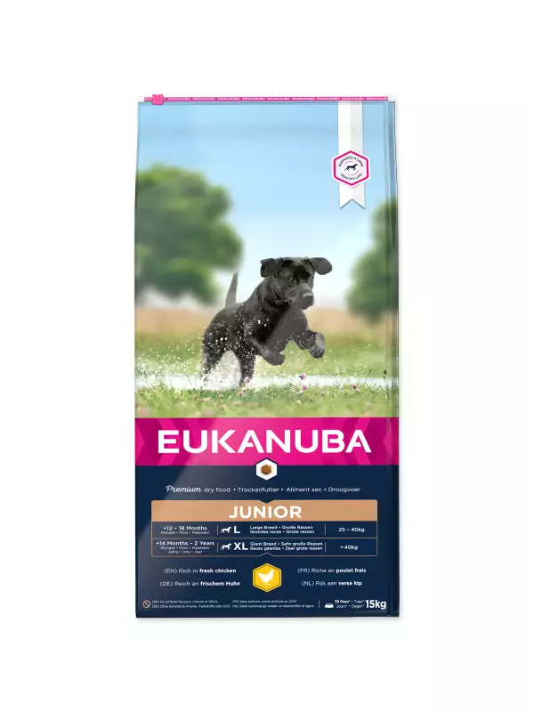 Krmivo EUKANUBA Junior Large & Giant 15kg